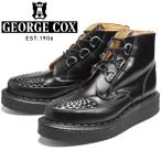 GEORGE COX GIBSON ジョージコックス ギブソン SKIPTON BOOT スキップトン ラバーソール 13327 ブラック メンズ レディース 厚底 本革 ブーツイングランド製