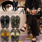 ユッタニューマン アリス JUTTA NEUMANN ALICE レザーサンダル トングサンダル サンダル メンズ レザー ダブルストラップ アメリカ製 ラティゴレザー