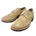 Yahoo! Yahoo!ショッピング(ヤフー ショッピング)●●ウィングチップシューズ  パオロ バンディーニ パオロバンディーニ レディース PaoloVandini WingTipShoes  ベージュスエード オックスフォード 本革