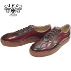 S.Y.C エスワイシー SYC 1804 [RED/DARK BROWN] カジュアルシューズ メンズ スニーカー ローカット 日本製 本革 レザー