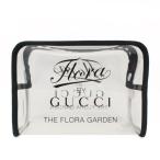 グッチ ポーチ GUCCI コスメポーチ ノベルティ 化粧ポーチ クリア エナメル フローラバイグッチ 限定