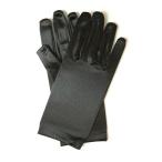 ストレッチ ショート カラー サテン グローブ シャイニー 手袋 ウェディング パーティー