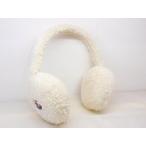  прекрасный товар MONCLER Moncler наушники # уголок данный . слоновая кость оттенок белого женский *8C 4100