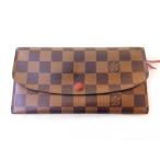 ショッピングダミエ ヴィトン 財布 ■ N63544 CA4134 ポルトフォイユ エミリー ルージュ ダミエ 長財布 Louis Vuitton □5I5J