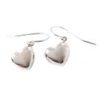 ピアス ハート 7mm プラチナ Pt900 地金 大ぶりハート シンプル フック ジプシー 左右セ ...