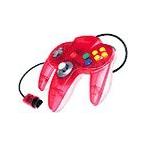  контроллер Bros прозрачный красный N64