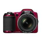 Nikon цифровая камера COOLPIX L820 оптика 30 кратный zoom разрешающая способность 1605 десять тысяч пикселей красный L820RD