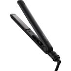 SALONIA サロニア ミニ ストレートアイロン ヘアアイロン 耐熱ポーチ付 SL-010SB ブラック