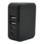 la старт banana AC зарядное устройство AC адаптор 4 порт USB-A×2 Type-C×2 PD высокая скорость зарядка Smart IC установка черный RAC2C2A