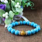 Yahoo! Yahoo!ショッピング(ヤフー ショッピング)お守りデザインブレスレット ブルーターコイズ〔b1-20-1〕