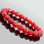 Yahoo! Yahoo!ショッピング(ヤフー ショッピング)レッドジェイド カット ブレスレット 6mm〔BC2-92-6m1p〕