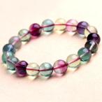 天然石 マルチカラーフローライト ブレスレット 約6mm　〔 天然石 パワーストーン アクセサリー 〕