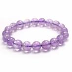 ラベンダーアメジスト ブレスレット 【ランダム発送】約13mm 1本〔 天然石 パワーストーン アクセサリー 〕