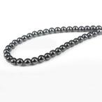 天然石 ヘマタイト磁気ネックレス 4mm