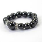 天然石パワーストーンリングヘマタイ...