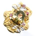 K18大粒トルマリン・トパーズ・サ...