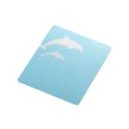 （まとめ）エレコム レーザー＆光学式マウス対応マウスパッド animal mousepad イルカ MP-111D 1枚 〔×10セット〕