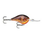 Rapala(ラパラ) クランクベイト DT ダイブストゥ 6cm 17g ダークブラウンクロウダット DCW DT10-DCW ルアー