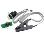 WINGONEER SOIC8 SOP8 EEPROM用テストクリップ93CXX / 25CXX / 24CXXインサーキットプログラミング+ 2アダ