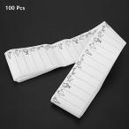 100pcsネームラベル お名前シール おなまえリボン 子供用 縫製パッチ 漫画バターン 名前書く アイロンシール 幼稚園 入園 入学 新入生 ランド