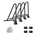 Qrity 4PCSトライアングルテーブルレッグスDIY 200mm コーヒーテーブル、ダイニングテーブル、テーブルスツール、モダンなデスク、中世のモ