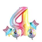 HORE 風船 誕生日 飾り付け 3D ユニコーン パーティー風船 セット パーティ 可愛い バルーン 数字 番号 パーティー飾り 結婚式 記念日 プ