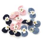 ペット用ヘアリボン 12個入り ペット 犬 猫 子犬用 ヘアピン ヘアアクセサリー 虹色 ちょう結び ポリエステル素材 髪飾り 髪留め 弾性ヘアロープ