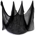 JIWINNER ハロウィン グッズ 飾り 1200ｘ200ｃｍ ハンギング クモの巣 雰囲気満点 お化け屋敷 家庭用 ハロウィン装飾 ハロウィンパー