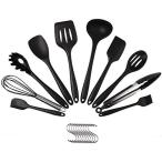 Zeattain キッチンツールセット シリコン へら スパチュラ 調理器具 セット キッチン用品 調理器具ツール 台所用品セット おたま ふらいがえ