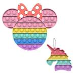 SVNVIOZ プッシュポップ 新色 バブル スクイーズ玩具 かわいい 動物 人気 2個セット フィジェットおもちゃ ボードゲーム 減圧グッズ ストレ