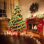 EWANTIC クリスマスツリー 180cm christmas tree オーナメント 10mLEDライト付き 北欧 おしゃれ 保護用袋付き 高濃密