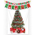【3点セット】クリスマス タペストリーencologiクリスマス飾り物 クリスマス ツリー 壁掛け 装飾布 ポスター 背景布 壁飾り 多機能 リビング