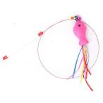 OUSHILI 単品 猫じゃらし - 猫 おもちゃ ひとり 猫おもちゃ 羽根おもちゃ 鈴付き 釣り竿 小動物おもちゃ 運動不足解消 噛むおもちゃ 人気