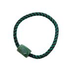 静電気除去(サンダーロン使用)ブレスレット パチガード 緑 ヒスイ 入 M