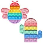 スクイーズ玩具 スクイーズ プッシュポップバブル 無限プチプチ 知的玩具 減圧 ストレス解消