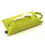 Kuai 車用 ティッシュケース ティッシュホルダー ティッシュカバー 吊り下げ 壁掛け 撥水 防水 カラバリ 安い おしゃれ シンプル ライトグリー