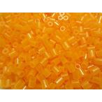 2000個 アクリル 蓄光ヒューズビーズ 円筒形 オレンジ 暗闇で輝くアイロンビーズ 5mm 穴:2.6mm クラフト 手芸用品 Huey 手芸材料の