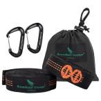 Boundless Voyage гамак ремень уличный 2 шт. комплект ремешок фиксация для ремень длина 280cm выдерживаемая нагрузка количество 800kgkalabina2 шт 