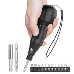 Yacooda(ヤクーダ) 電動ドライバー 小型 USB充電式 2500mAh大容量 電動4N.m 手動15N.m 連続使用時間90分 5V1.5A急