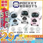 ポケット ロボット 知育教育 英語練習 おもちゃ 玩具 英会話 手のひら ミニサイズ コミュニケーションロボット スマート 3色