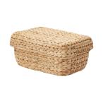  Muji Ryohin прямоугольный корзина средний ширина 37× глубина 26× высота 17cm вода гиацинт крышка есть 12057826