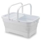  клетка . поэтому . корзина 15L слегка класть tray есть белый I-643 Исэ город глициния ISETO корзина предотвращение бедствий 