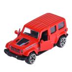 マジョレット 1/64 ジープ ラングラー ルビコン 4XE レッド コレクターズカード付 ミニチュア 車 模型 モデルカー Majorette 212053052Q44