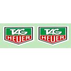 TAG HEUER  タグ・ホイヤー ヘルメット用 ステッカー シール 横長タイプ 2枚セット モータースポーツ スポンサー
