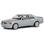 [30%OFF] solid 1/43 Mercedes Benz 560 SEC AMG широкий корпус серебряный модель миниатюра миникар модель машина машина 421437710