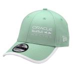 2025 オラクル レッドブル レーシング マイアミGP NewEra 9FORTY ベースボール キャップ パステルグリーン 帽子 公式 オフィシャル RedBull