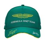 2024 アストンマーチン アラムコ F1 チーム フェルナンド アロンソ ベースボール キャップ グリーン 帽子 緑 公式 オフィシャル F1