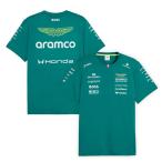 国内流通モデル 2026 アストンマーティン アラムコ F1 チーム レプリカ Tシャツ F1 エフワン PUMA プーマ 公式 オフィシャル グッズ ウェア
