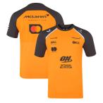 2025 マクラーレン F1 チーム Tシャツ オレンジ Formula1 McLaren 公式 オフィシャル グッズ 衣類 ウェア 半袖 グレー カストーレ Castore