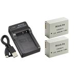 USB充電器とバッテリー2個セット DC86